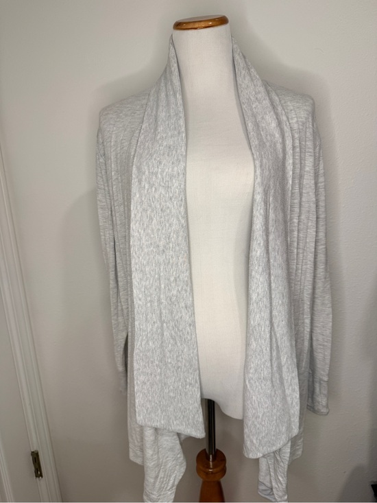 Athleta Sweaters - Athleta Pranayama Restore Wrap in Heather Gray